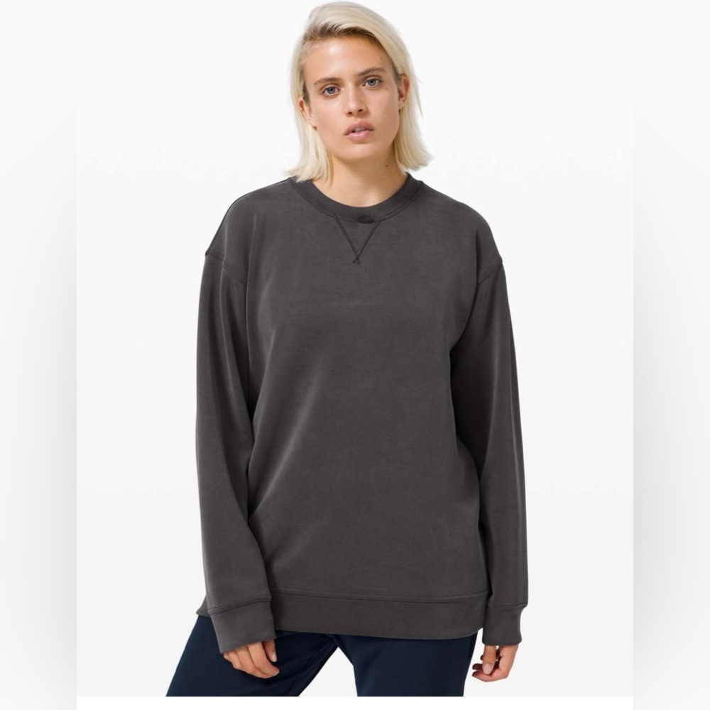 Lululemon All Yours Crewneck graphite gray size 4